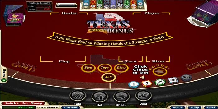 Strategi dalam Texas Hold'em Bonus